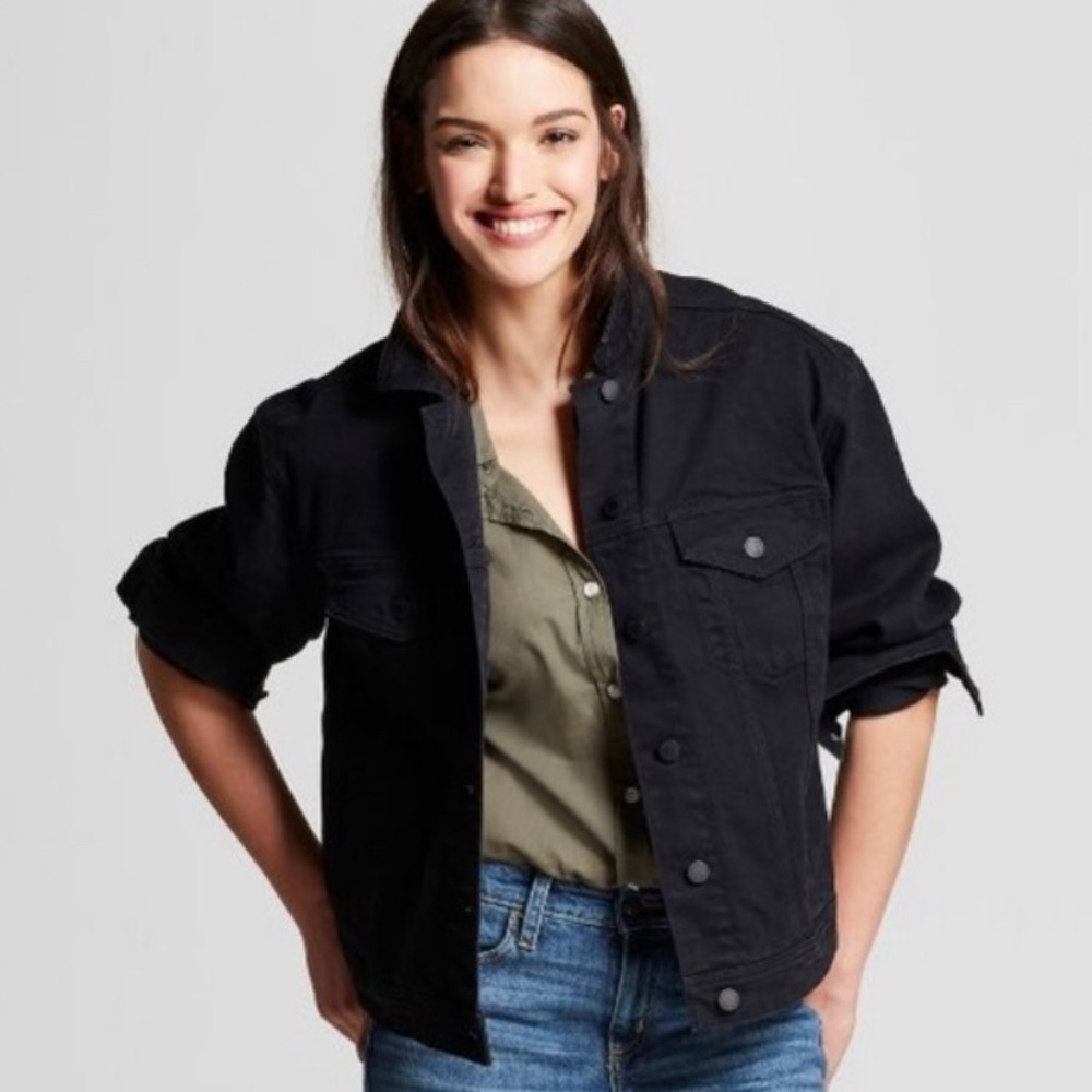 Universal Thread Freeborn Black Denim Jacket